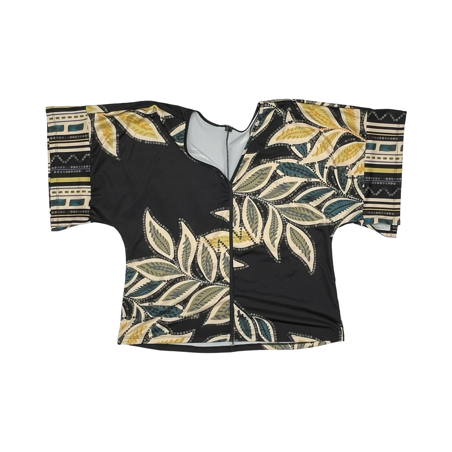 Blouse Ss By Cmf In Multi, Size:L