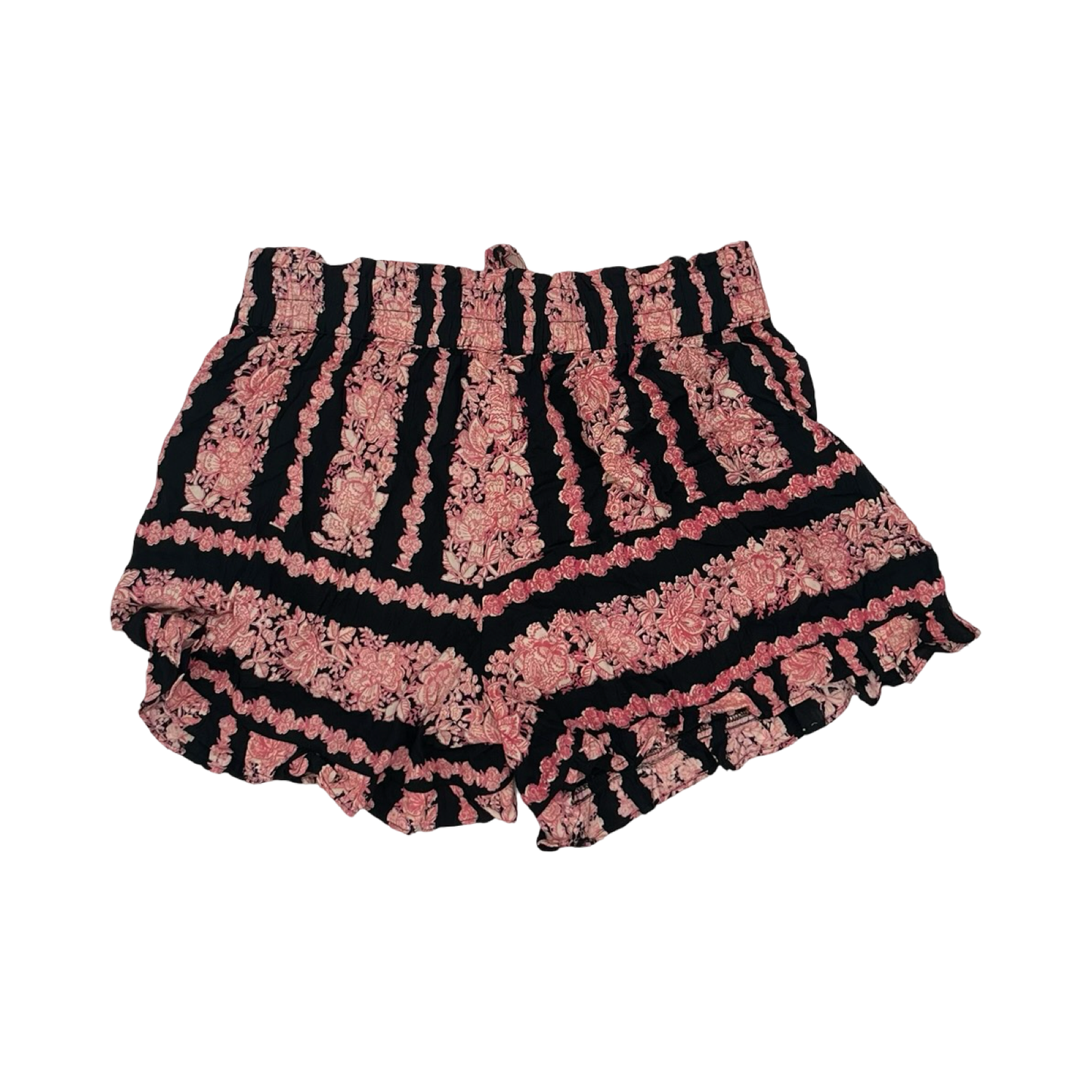 Shorts By Angie In Black & Pink, Size:Xl