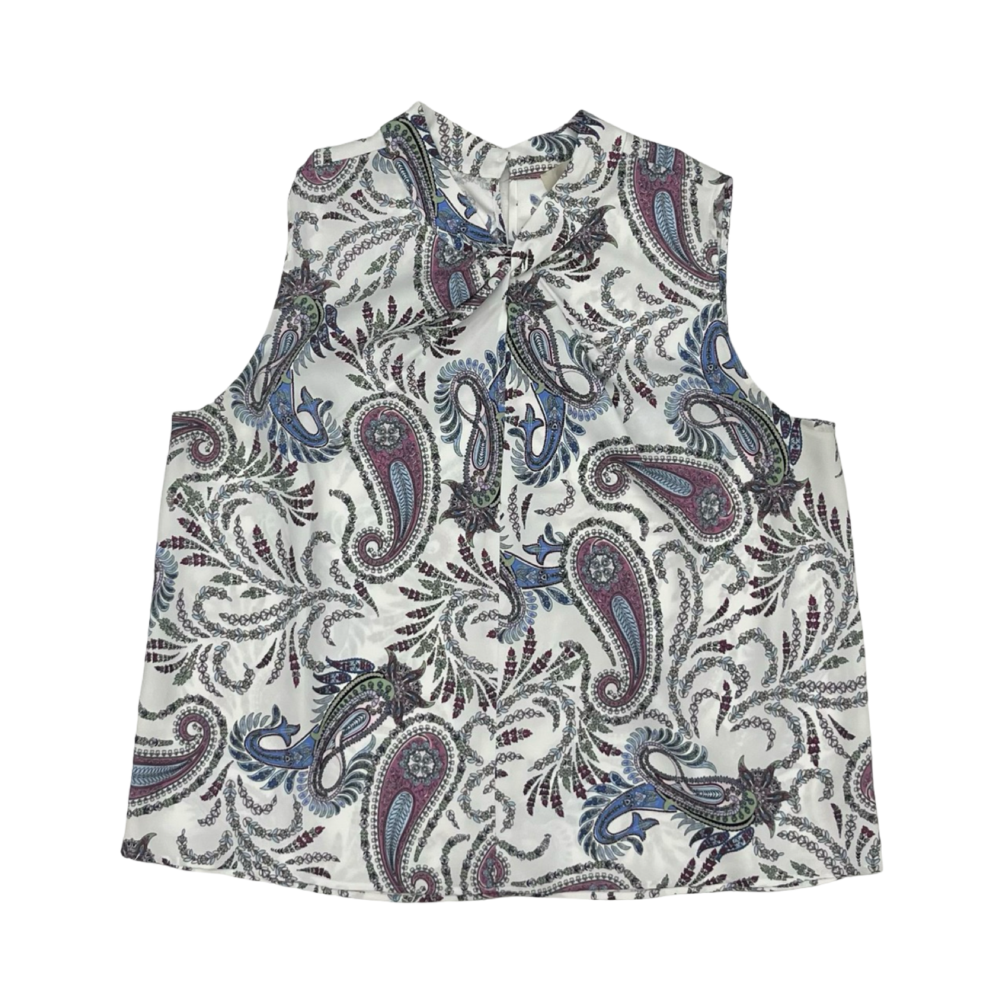 Top Sleeveless By Loft In Multi, Size:L