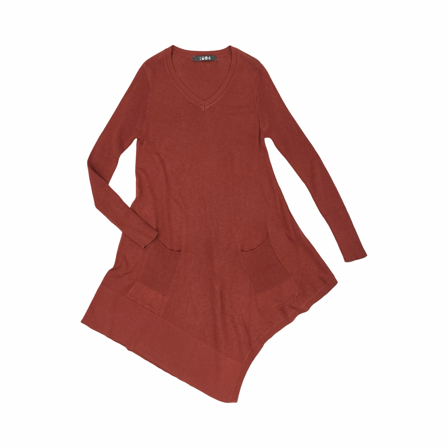Dress Sweater By Clothes Mentor In Orange, Size:Xs