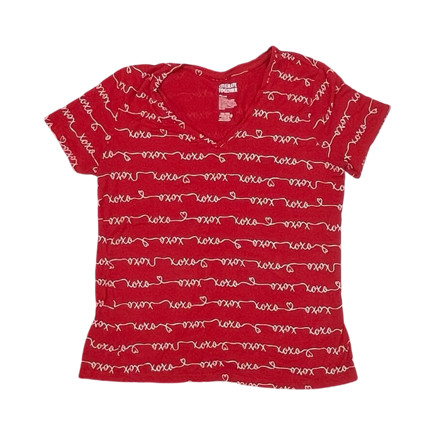 Top Ss By Celebrate Together In Red, Size:M