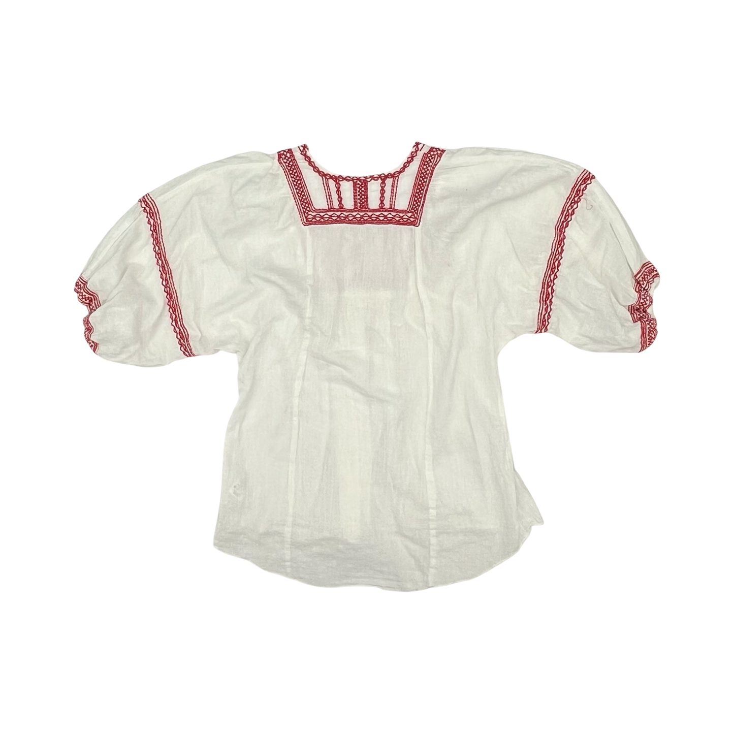 Blouse Ss By Max Studio In Red & White, Size:S