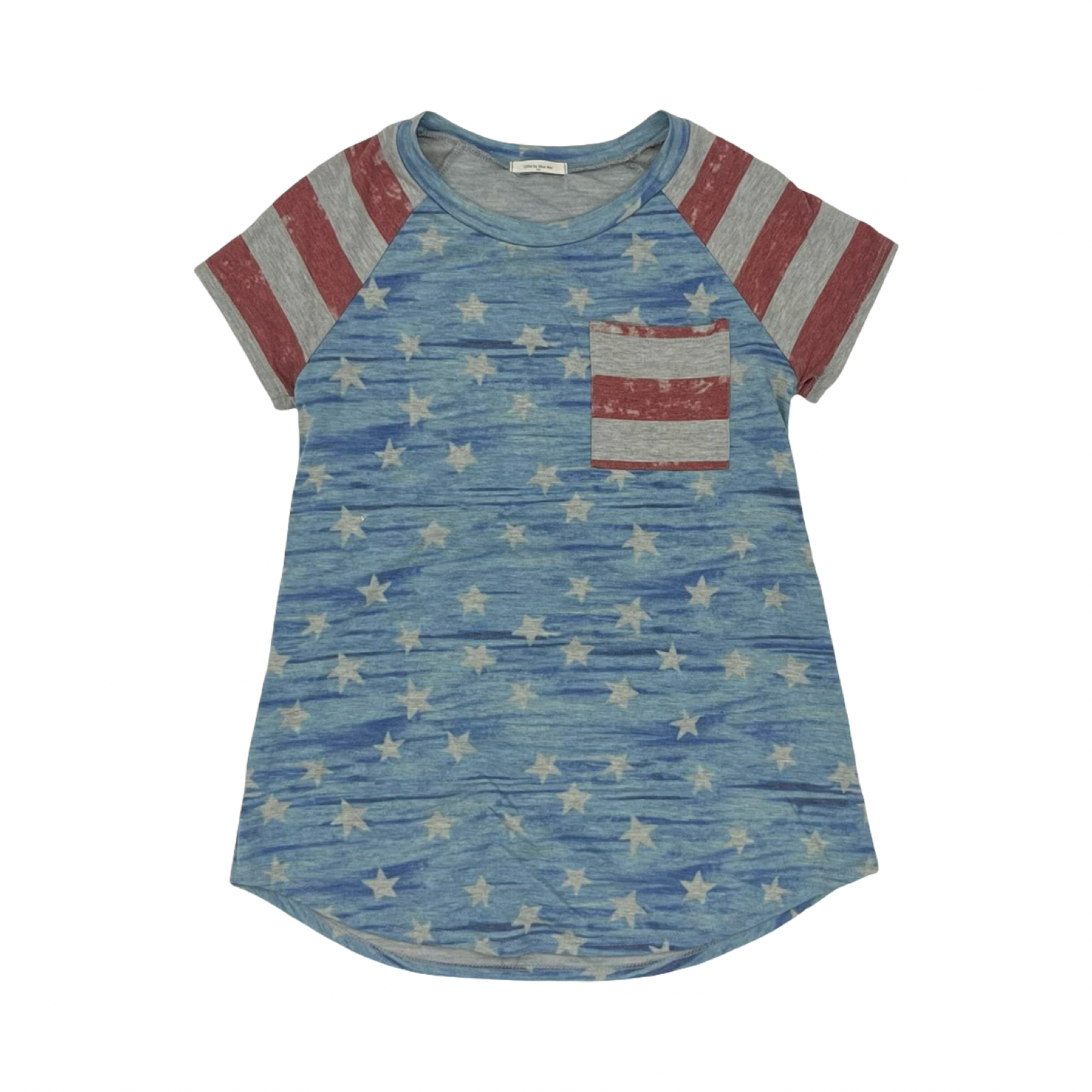 Top Ss By Mon Ami In Blue & Red & White, Size:M