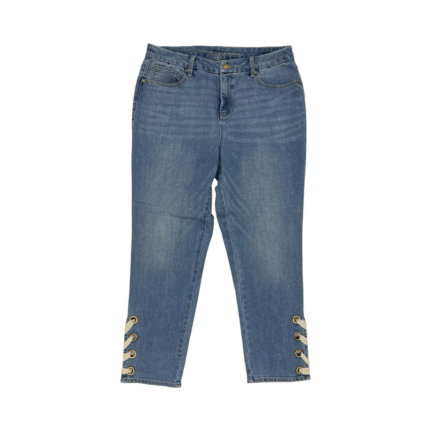 Jeans Skinny By White House Black Market In Blue Denim, Size:10