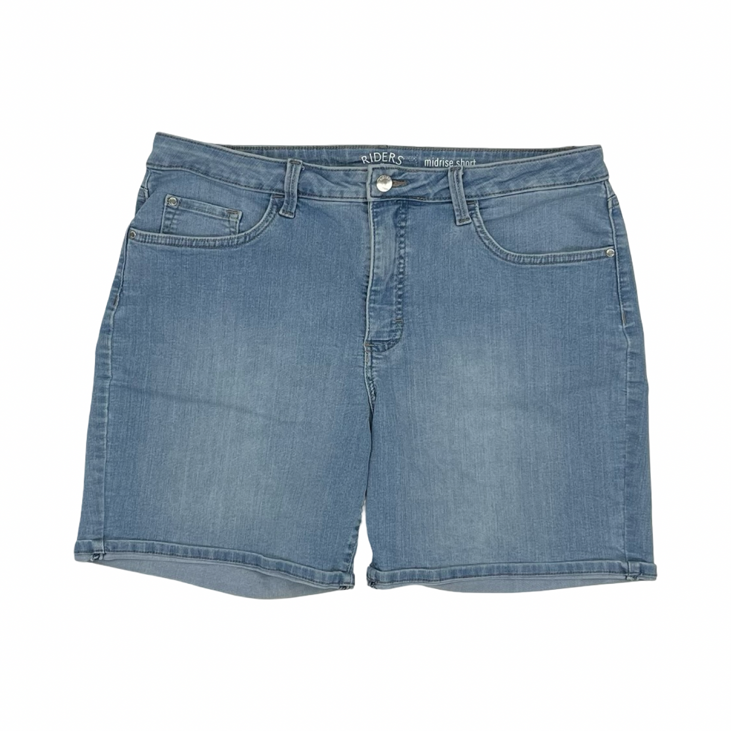 Shorts By Lee In Blue Denim, Size:16