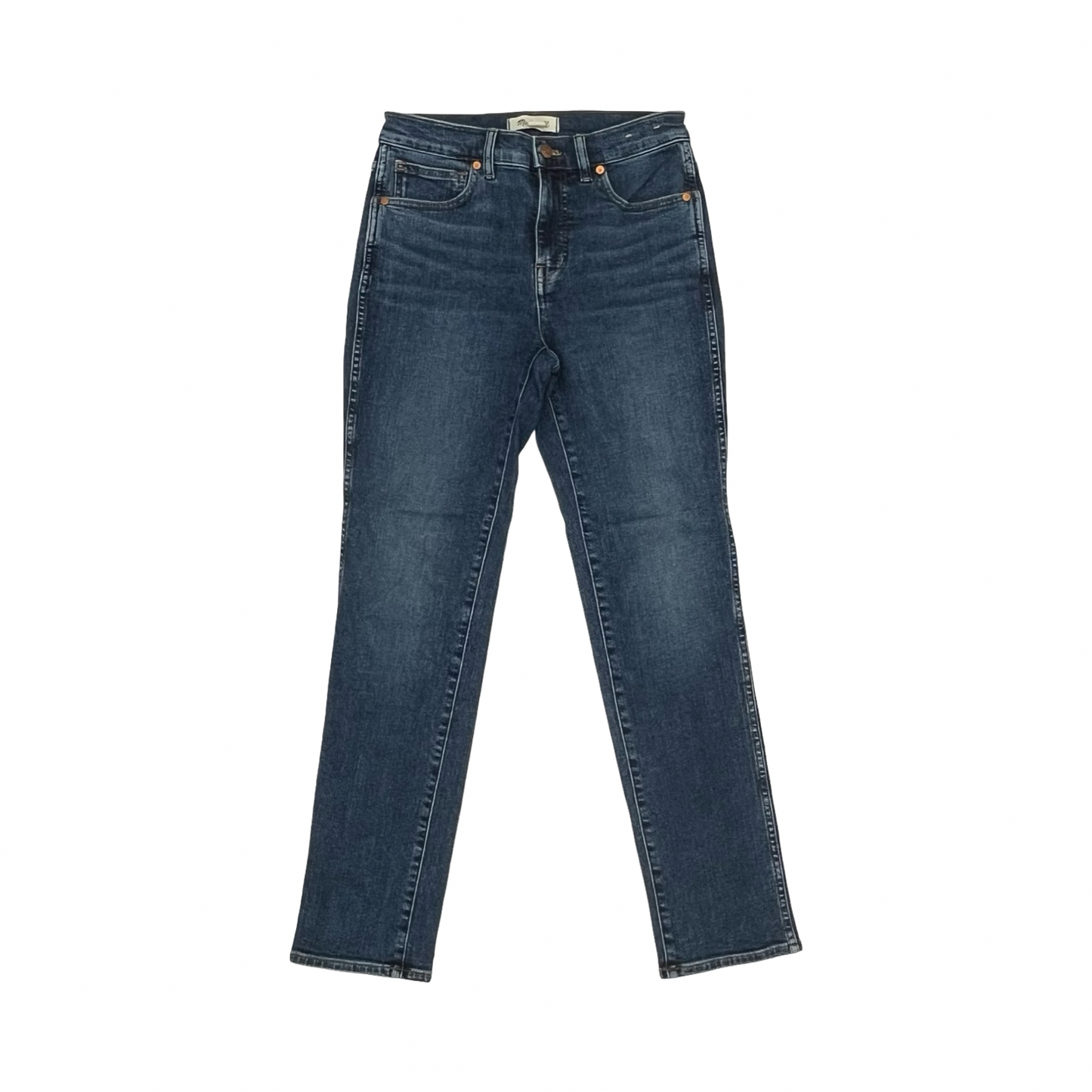 Jeans Boot Cut By Madewell In Blue Denim, Size:4