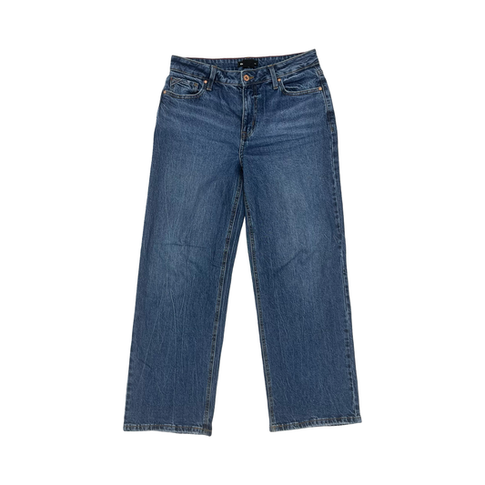 Jeans Straight By Edgely In Blue Denim, Size:8
