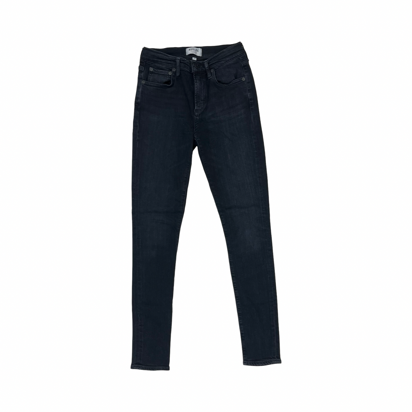 Jeans Skinny By Agolde In Blue Denim, Size:2