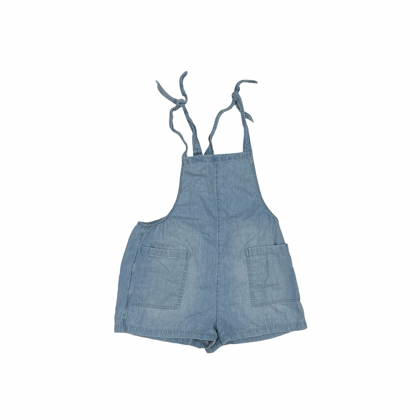 Shortalls By Aerie In Blue Denim, Size:L
