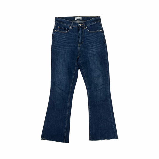 Jeans Cropped By Loft In Blue Denim, Size:0