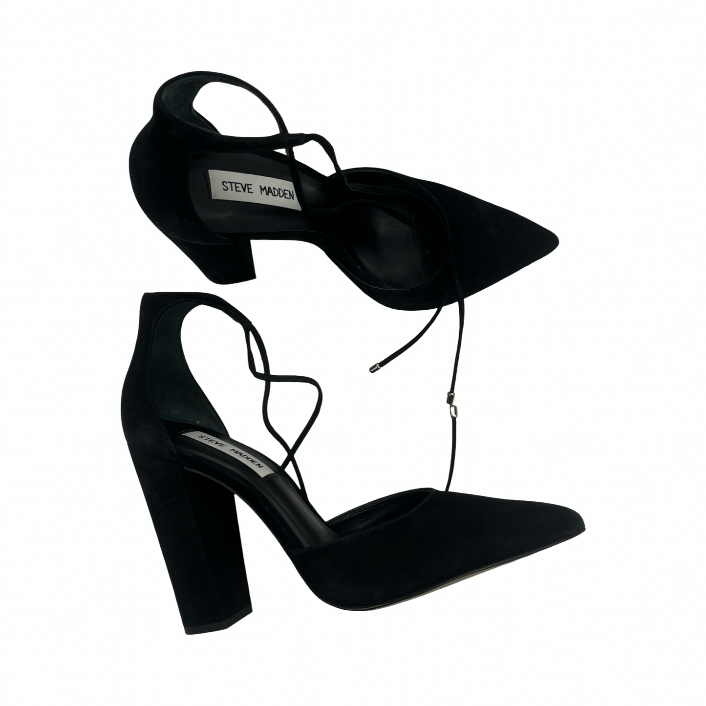 Shoes Heels Block By Steve Madden In Black, Size:9