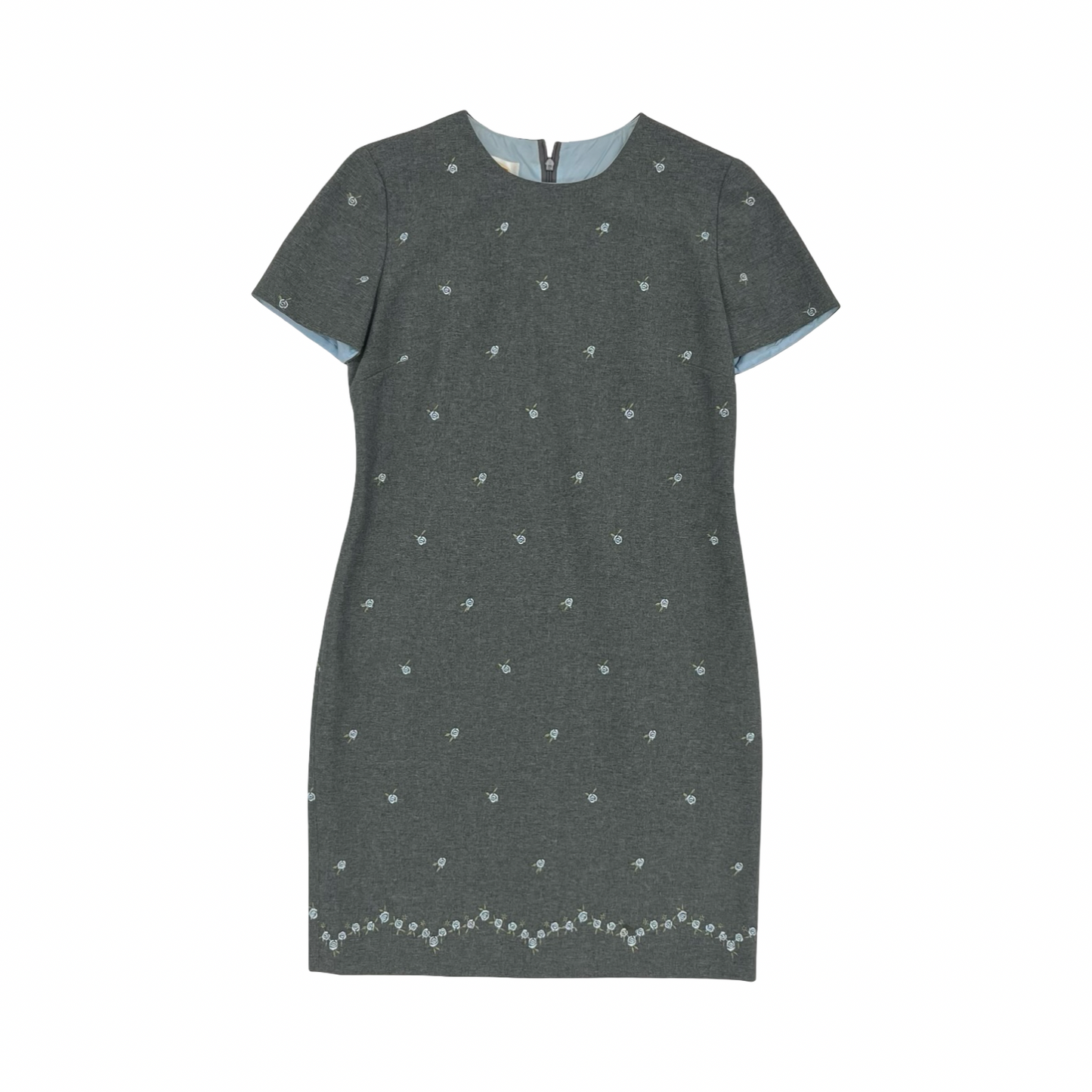 Dress Work By Talbots In Grey, Size:4