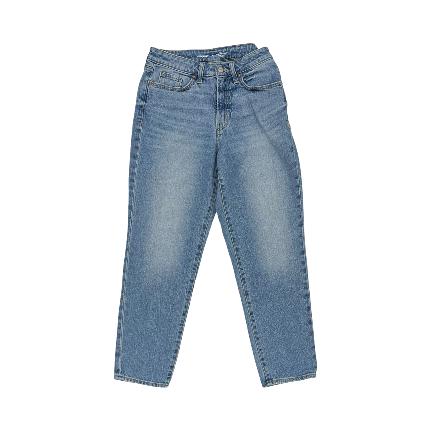 Jeans Straight By Old Navy In Blue Denim, Size:4