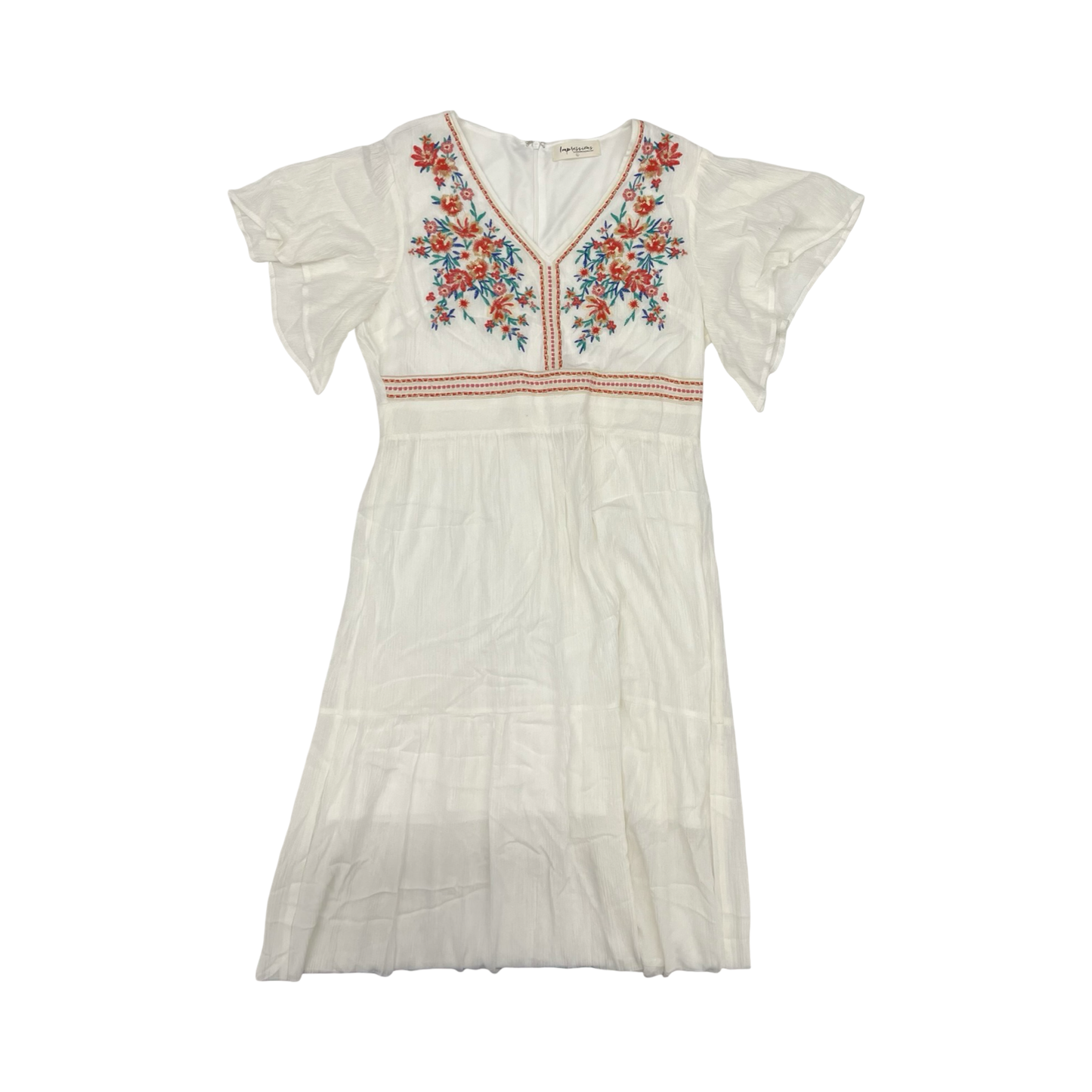 Dress Party Long By Impressions In White, Size:L