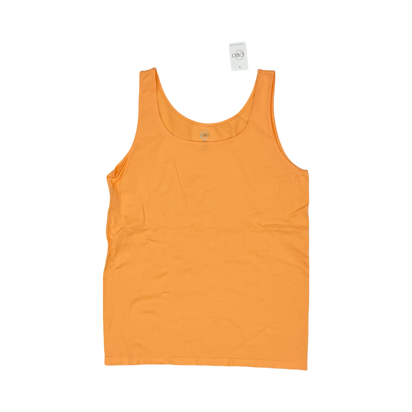 Tank Top By Cato In Orange, Size:1X