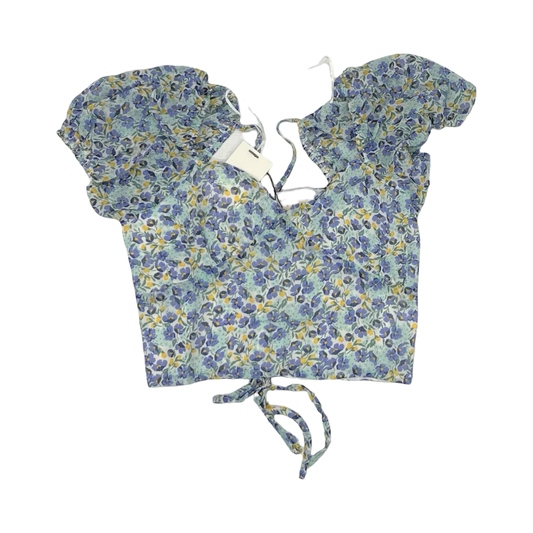 Blouse Ss By Promesa In Floral Print, Size:M
