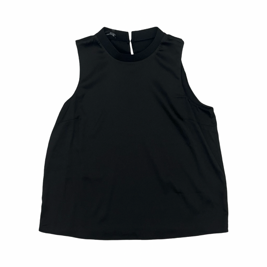 Blouse Sleeveless By Charlie B In Black, Size:L