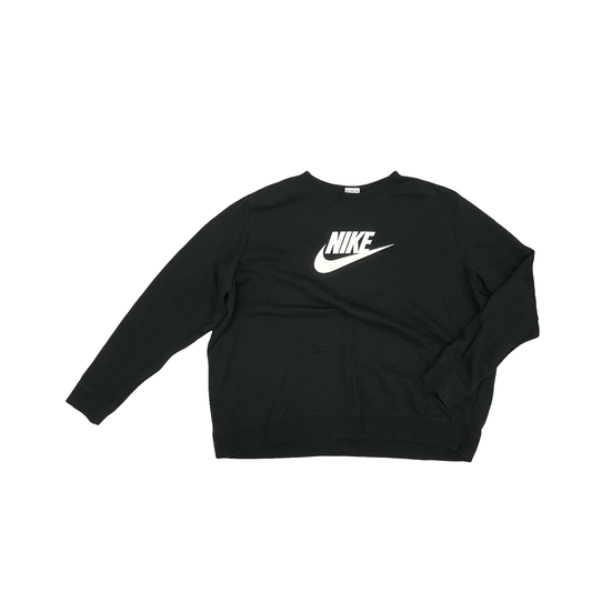 Athletic Sweatshirt Crewneck By Nike Apparel In Black, Size:Xxl