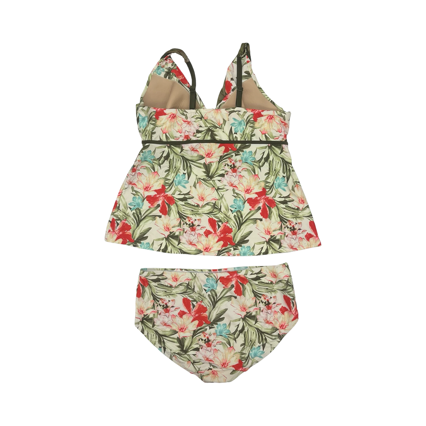 Swimsuit 2Pc By Cacique In Floral Print, Size:3X