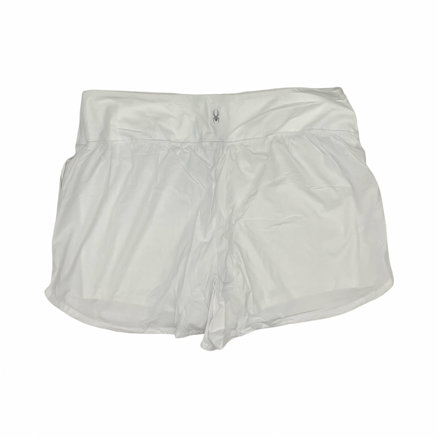 Athletic Shorts By Spyder In White, Size:Xxl