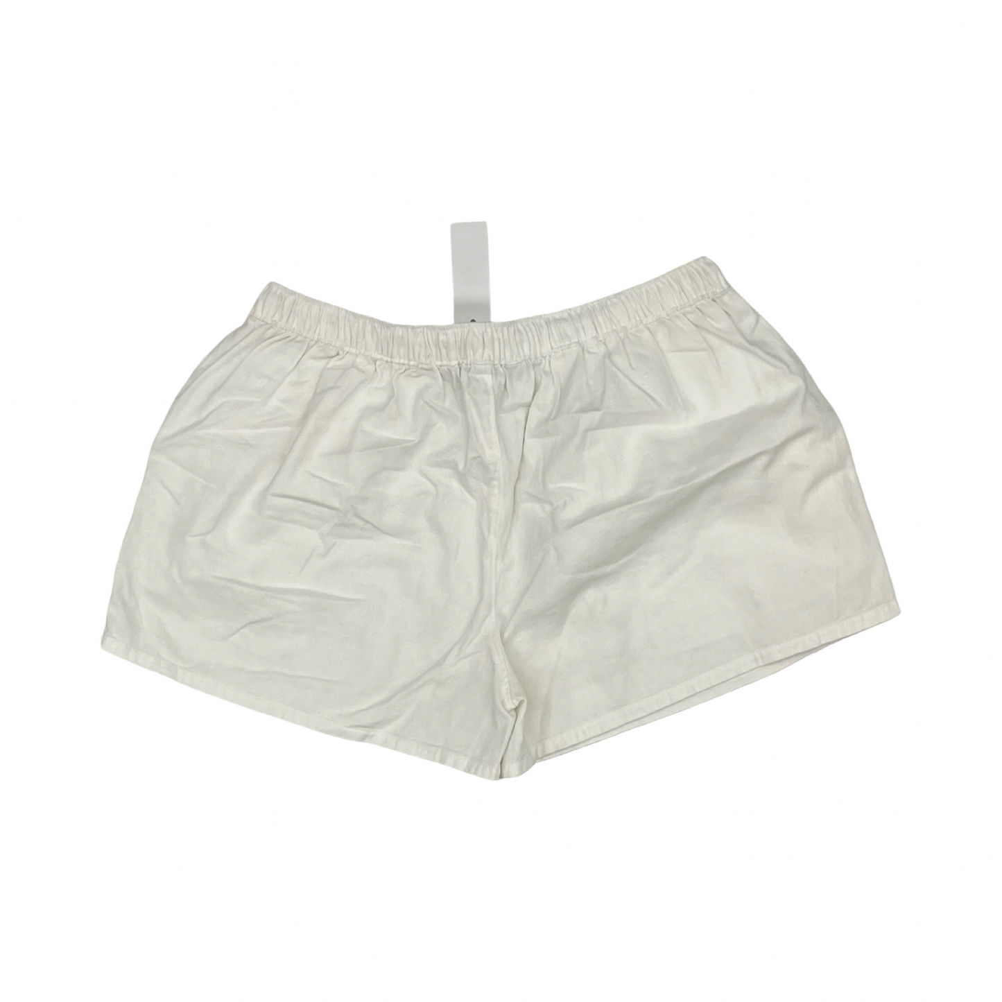 Shortalls By Simply Southern In White, Size:L