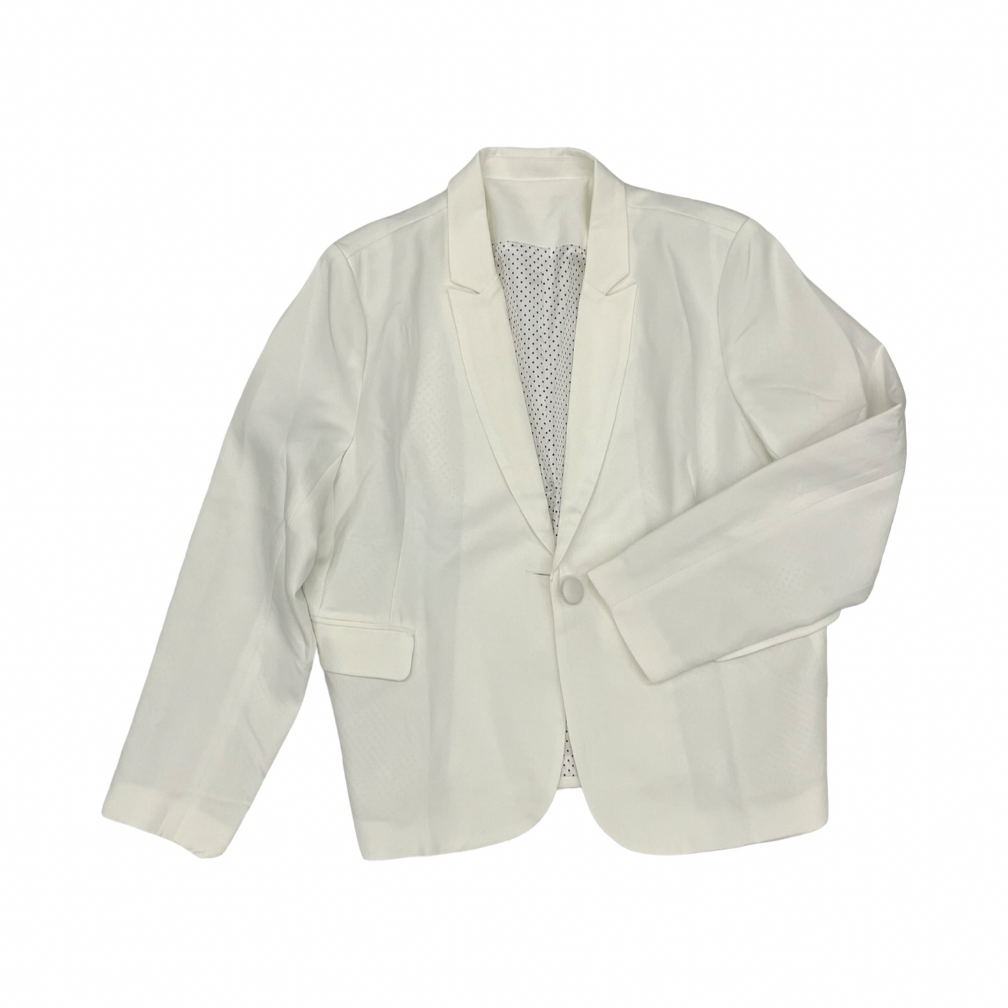 Blazer By Cmf In White, Size:Xxl