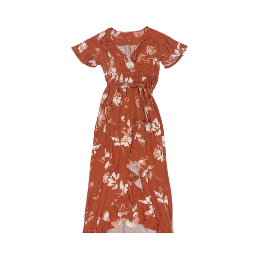 Mat Dress By Isabel Maternity In Orange, Size:Xs