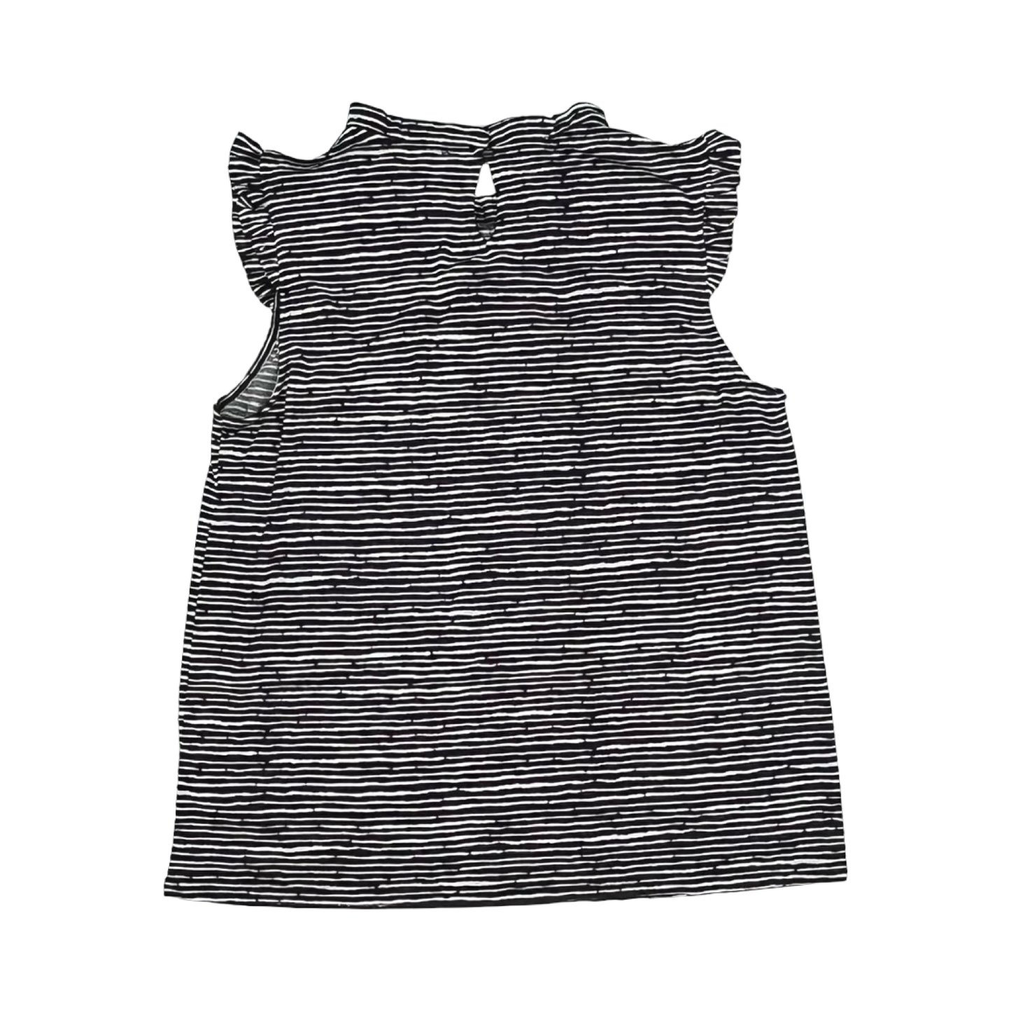 Blouse Ss By Adrianna Papell In Black & White, Size:M