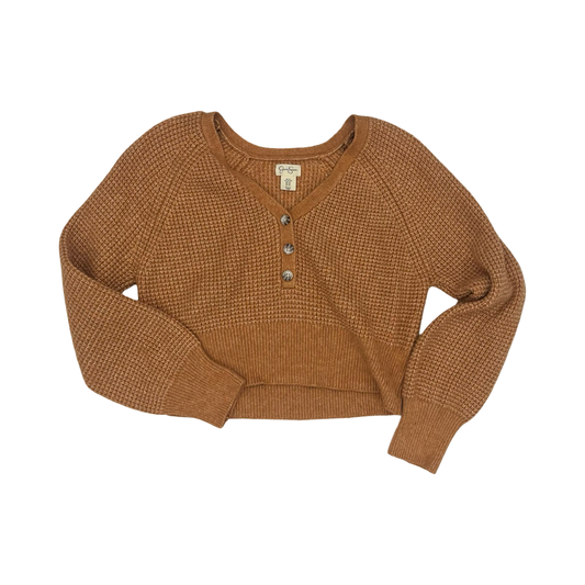 Sweater Cardigan By Jessica Simpson In Brown, Size:Xl