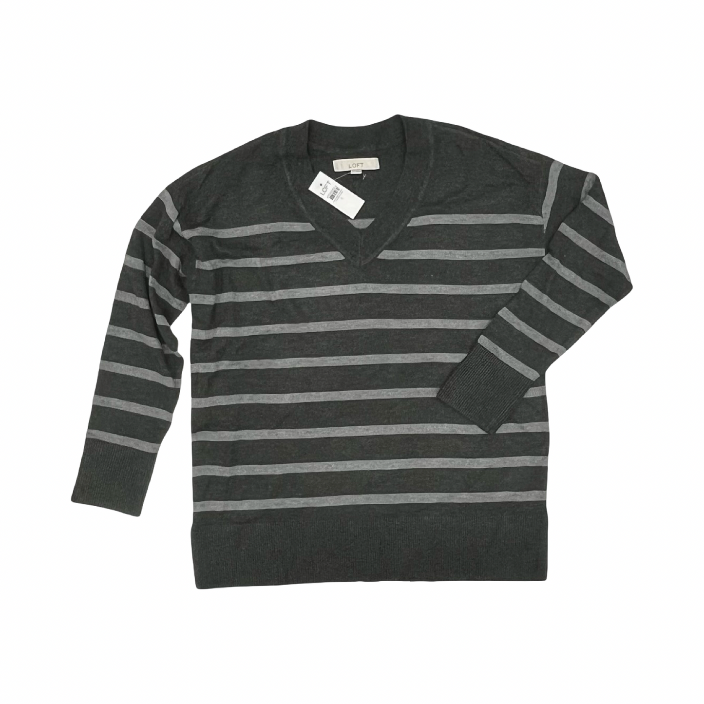 Sweater By Loft In Striped Pattern, Size:S