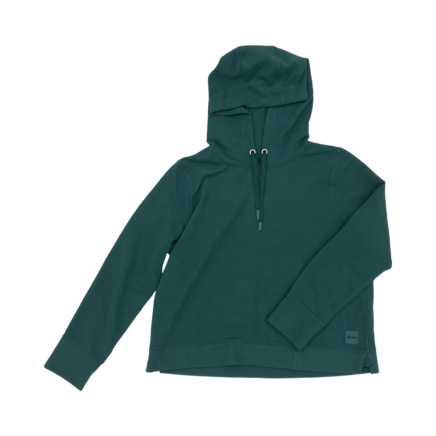 Sweatshirt Hoodie By Dkny In Green, Size:L