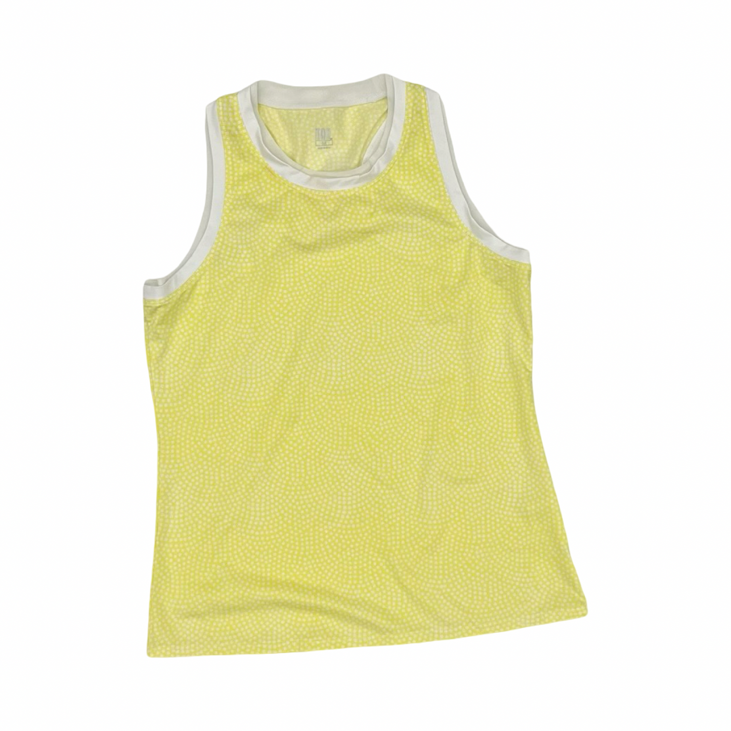 Athletic Tank Top By Tail In Yellow, Size:M