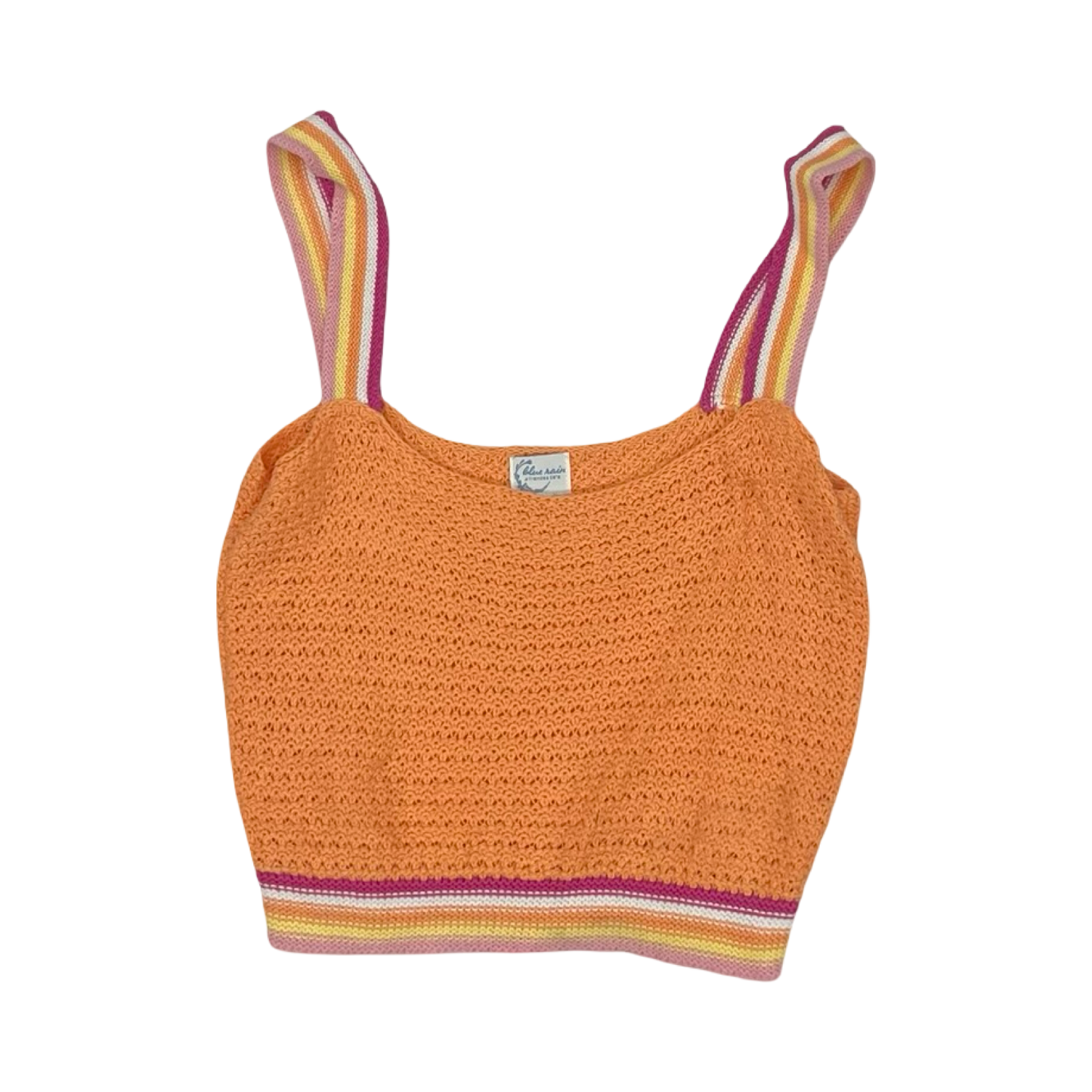 Tank Top By Blue Rain In Orange & Pink, Size:S