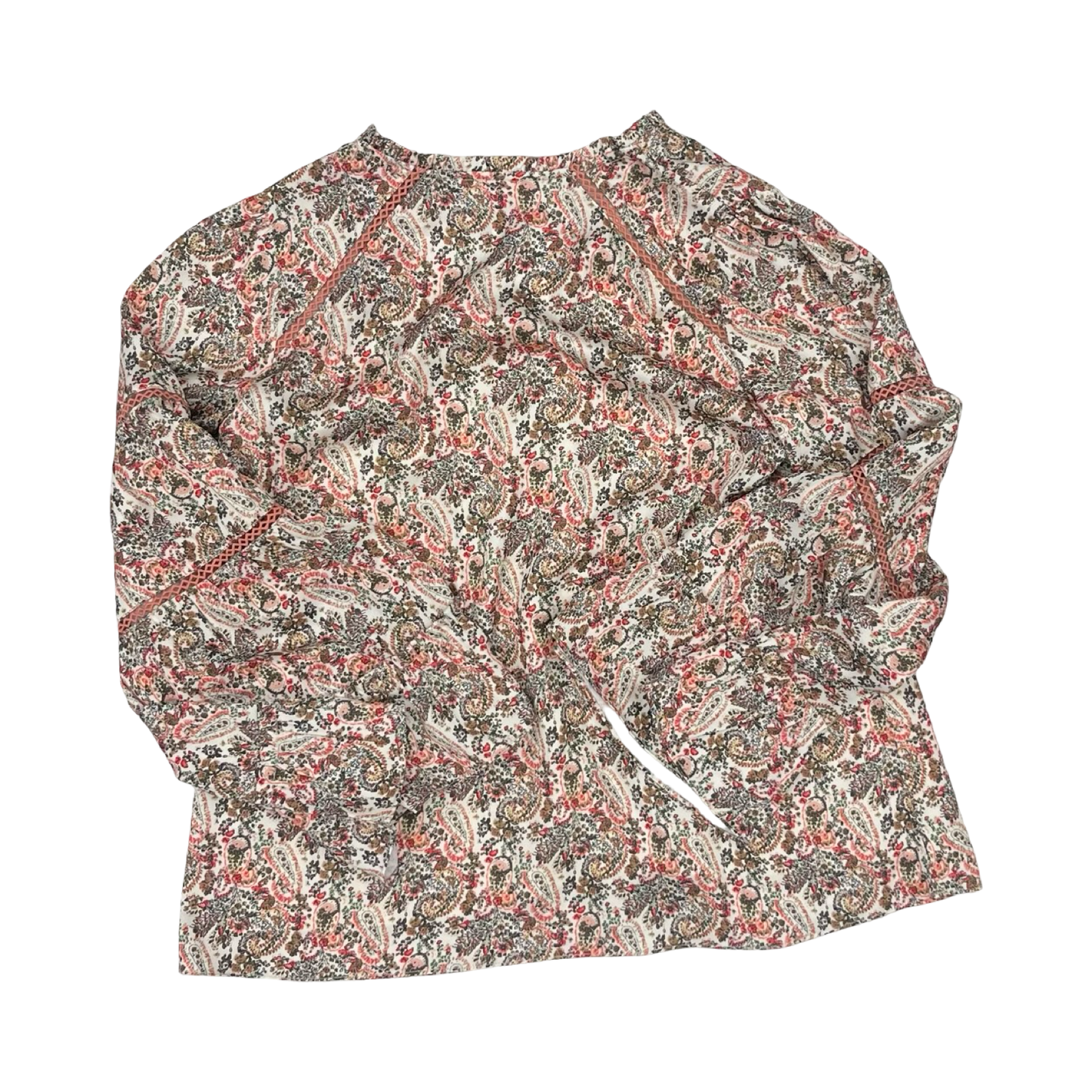 Blouse Ls By Hailey & Co In Multi, Size:M