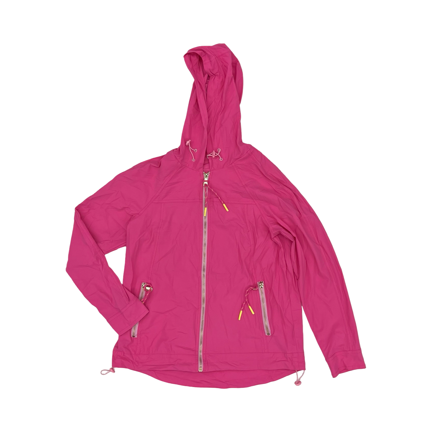 Jacket Windbreaker By Tribal In Pink, Size:Xs