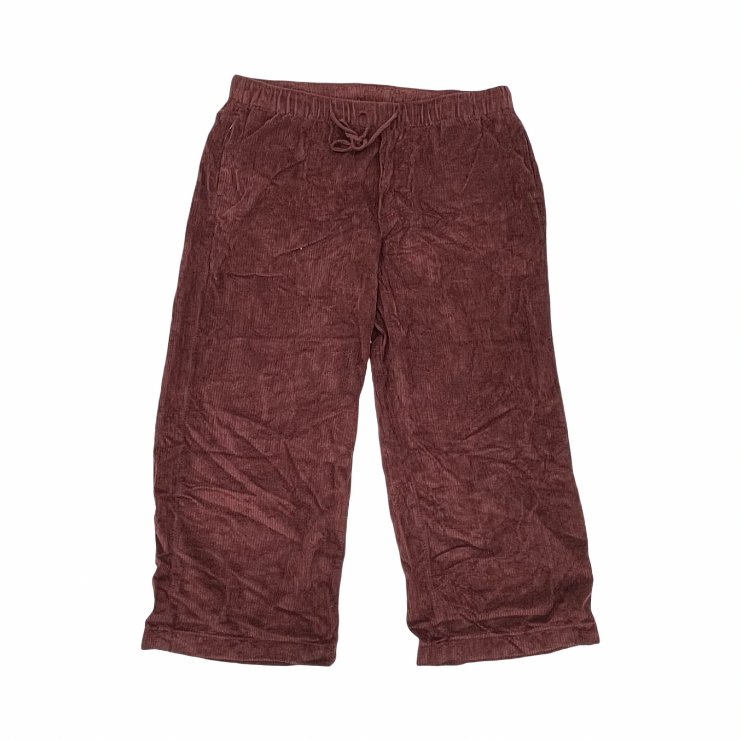 Pants Corduroy By American Eagle In Maroon, Size:Xl