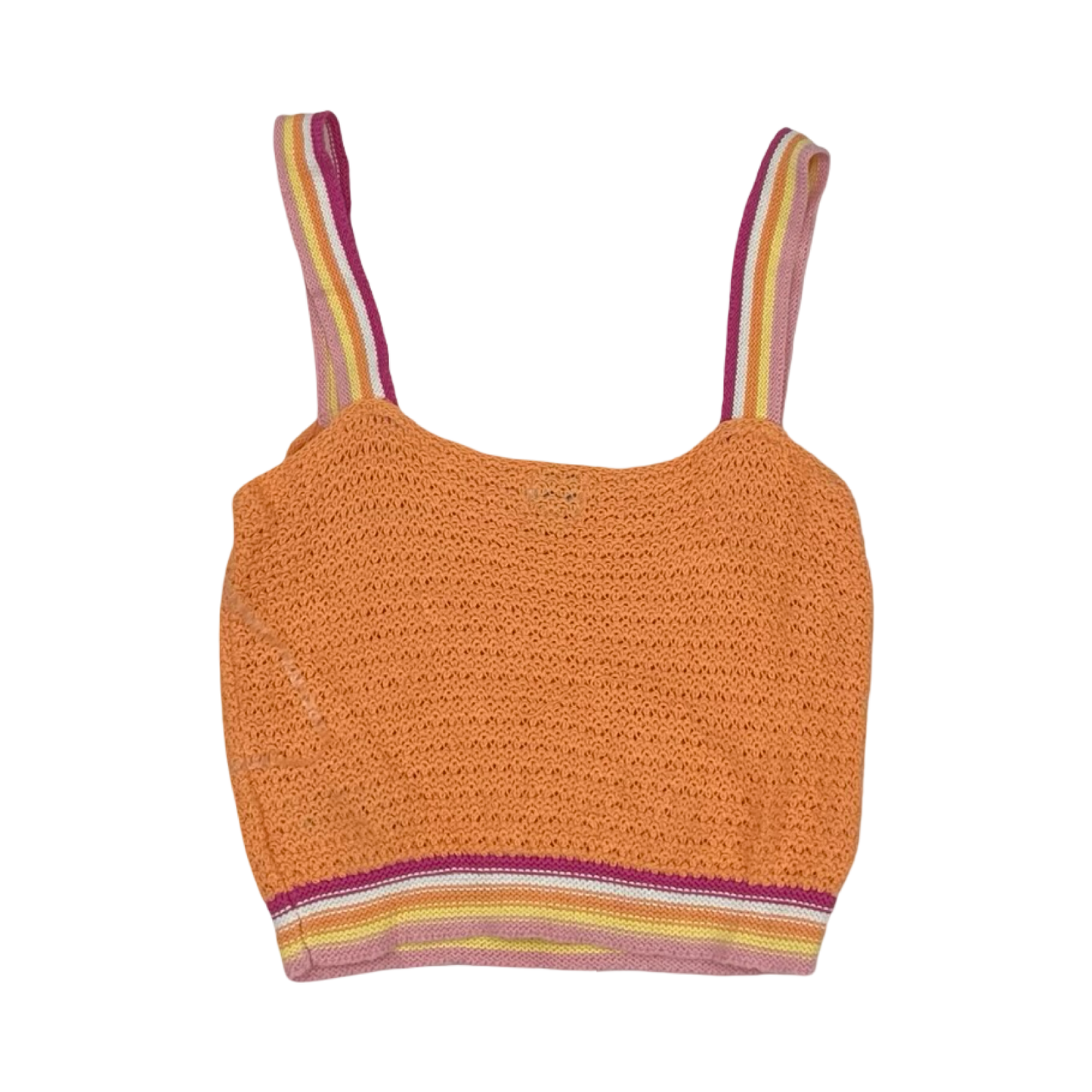 Tank Top By Blue Rain In Orange & Pink, Size:S