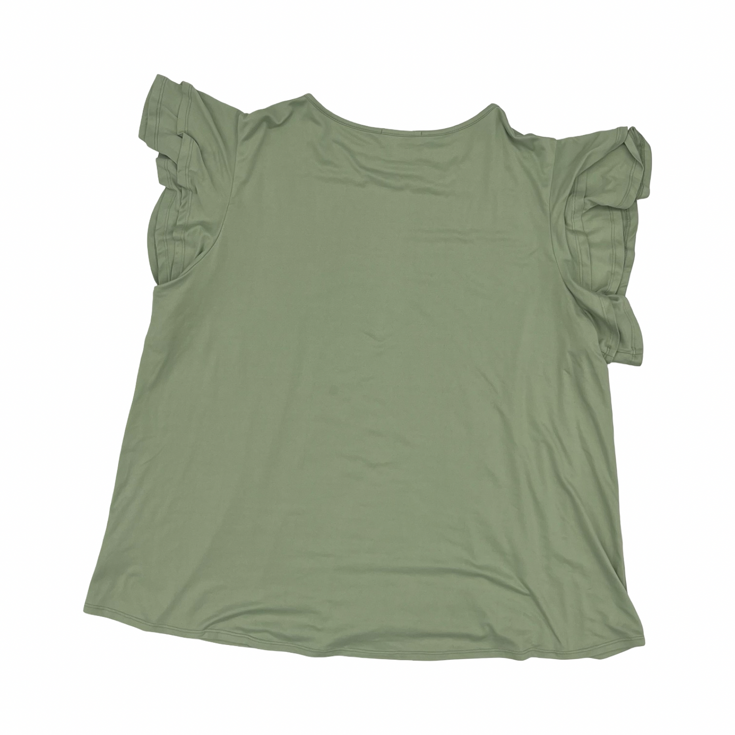 Top Ss By Clothes Mentor In Green, Size:3X