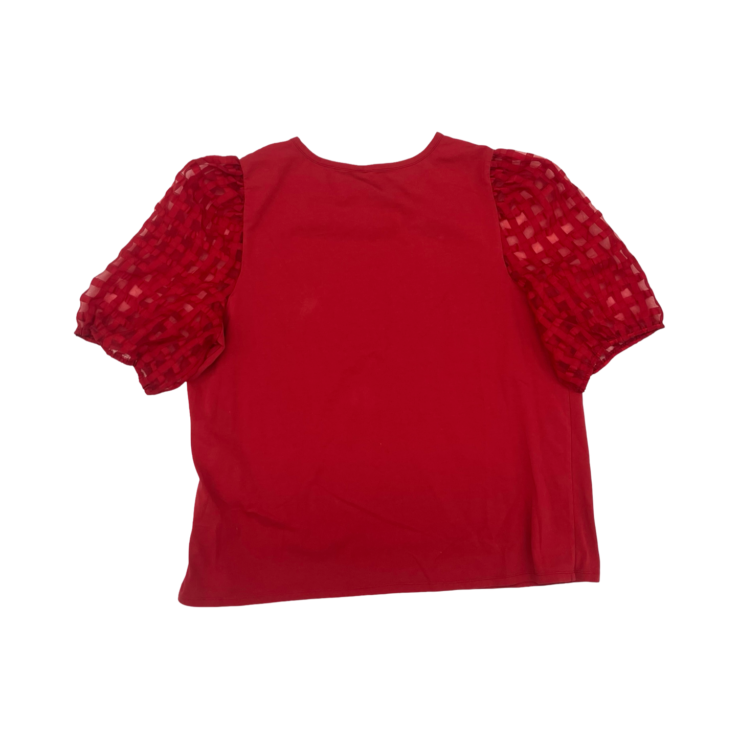 Blouse Ss By Cato In Red, Size:3X