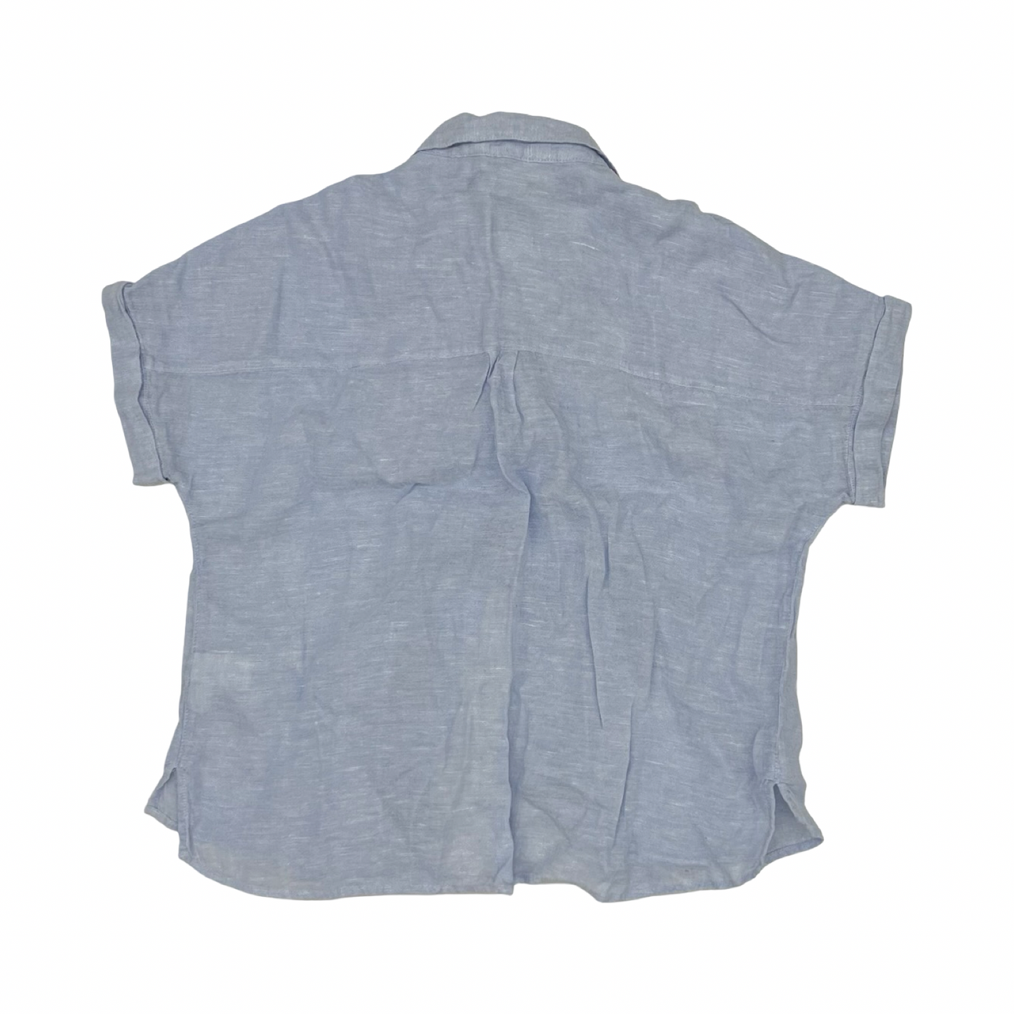 Blouse Ss By Tahari In Blue, Size:M