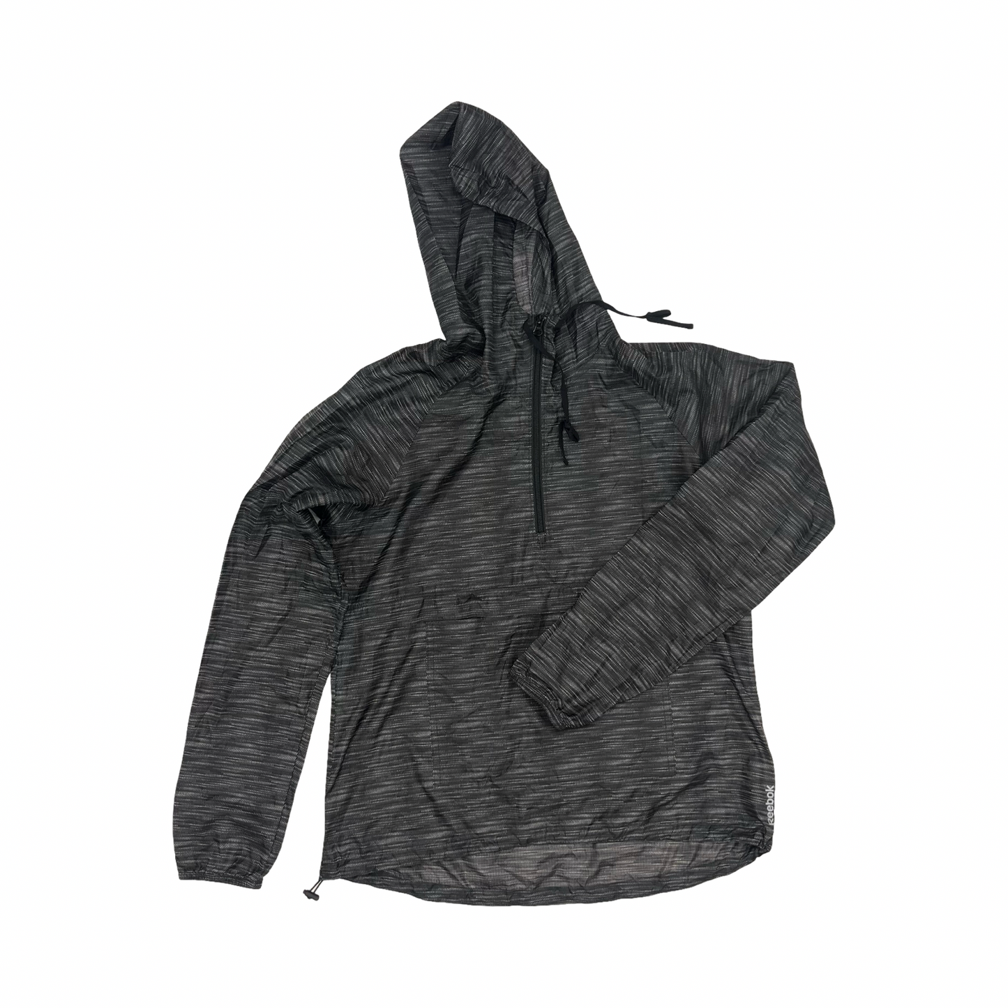 Athletic Jacket By Reebok In Grey, Size:M