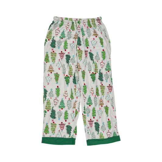Pajama Pants By Clothes Mentor In White, Size:Xl