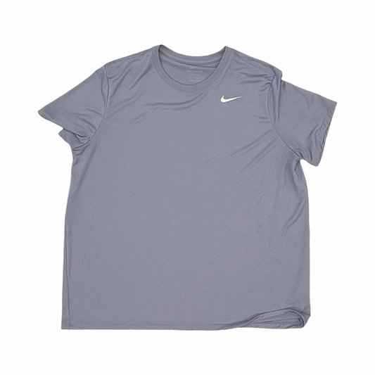 Athletic Top Ss By Nike In Purple, Size:2X