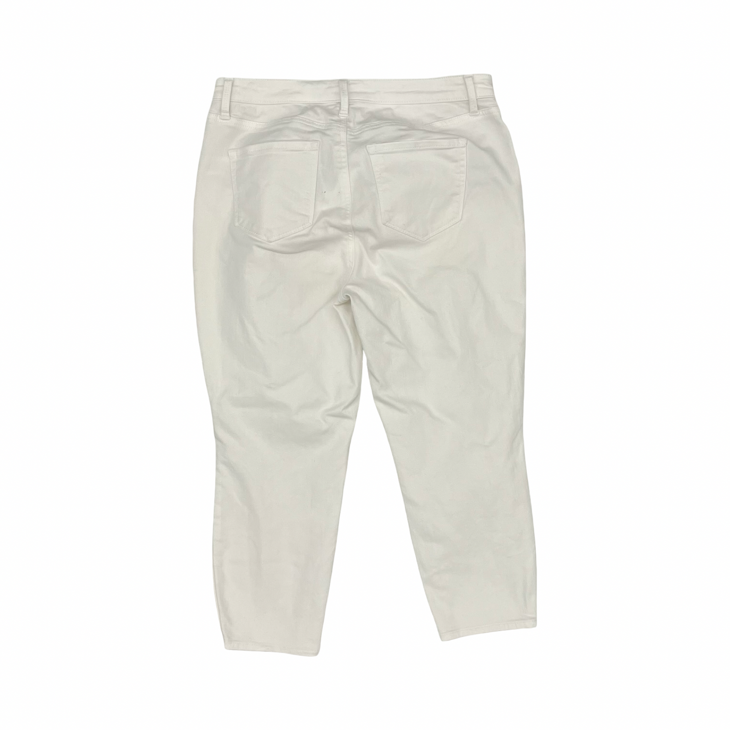 Jeans Jeggings By Talbots In White Denim, Size:10P