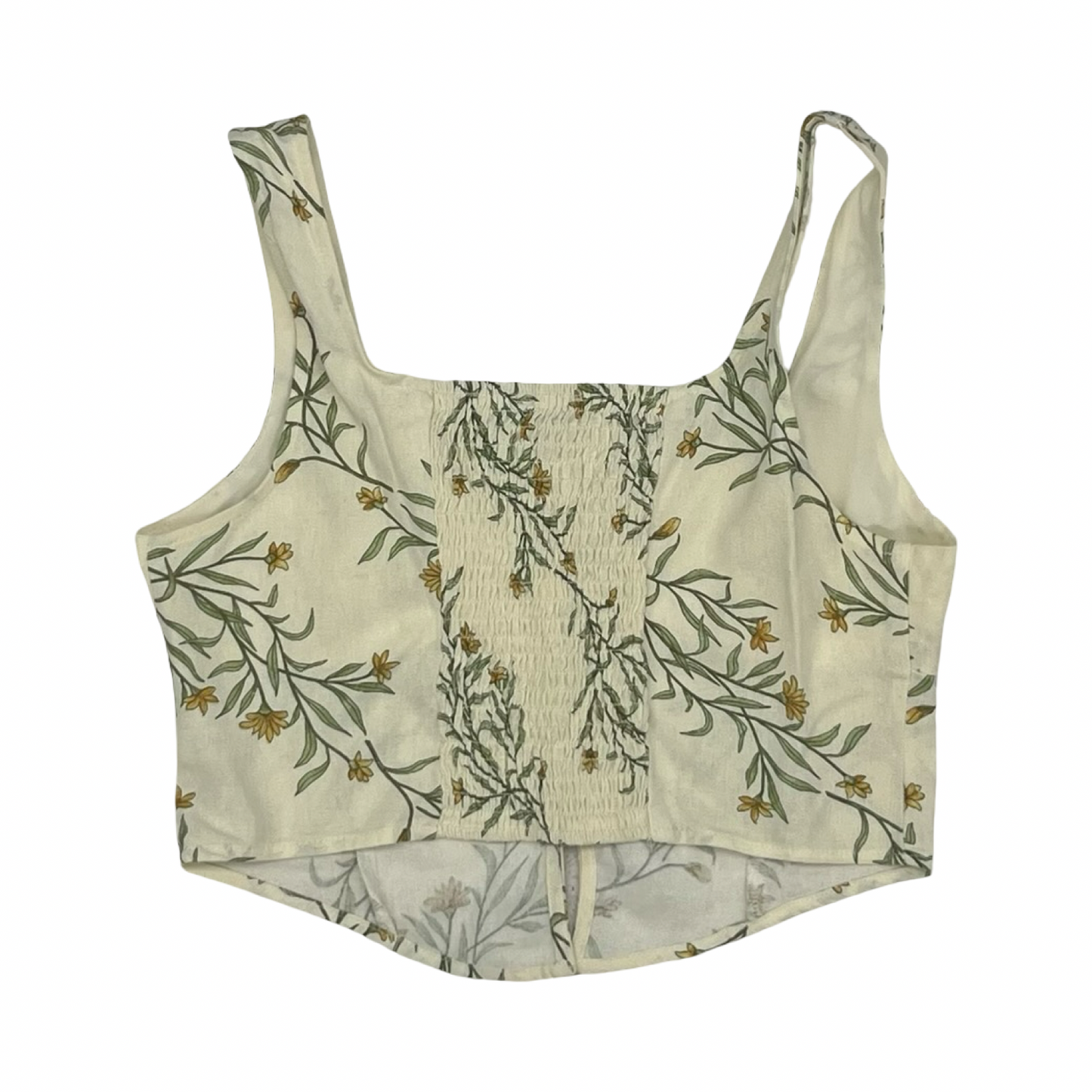 Tank Top By Clothes Mentor In Cream, Size:L
