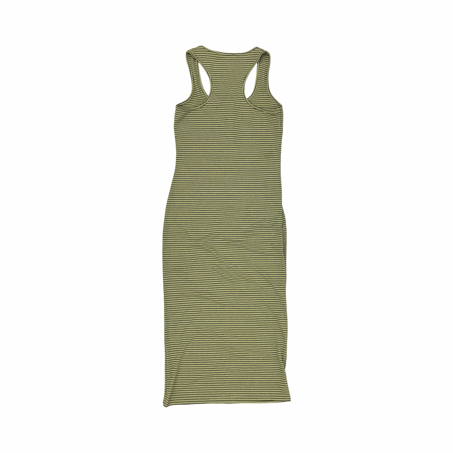 Dress Casual Midi By Workshop In Black & Green, Size:L