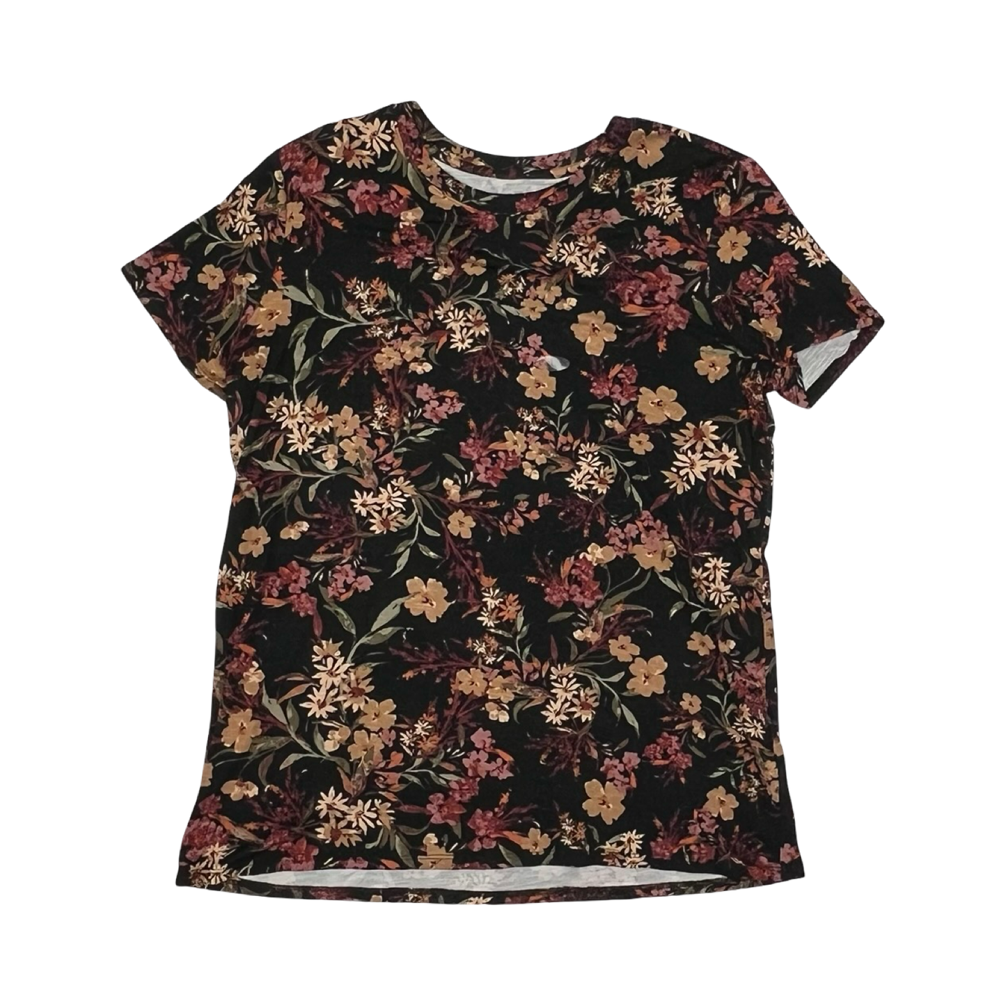 Top Ss By Maurices In Floral Print, Size:L