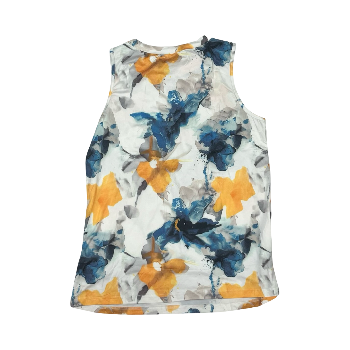 Top Sleeveless By Zeagoo In Blue & Gold, Size:S