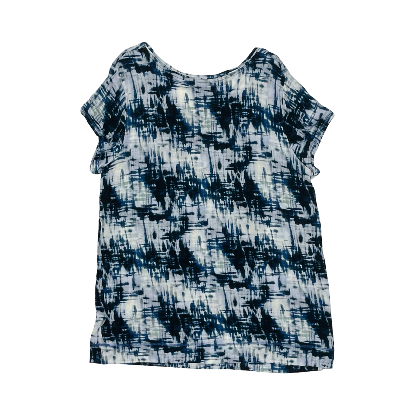 Top Ss By Simply Vera In Blue & White, Size:Xl