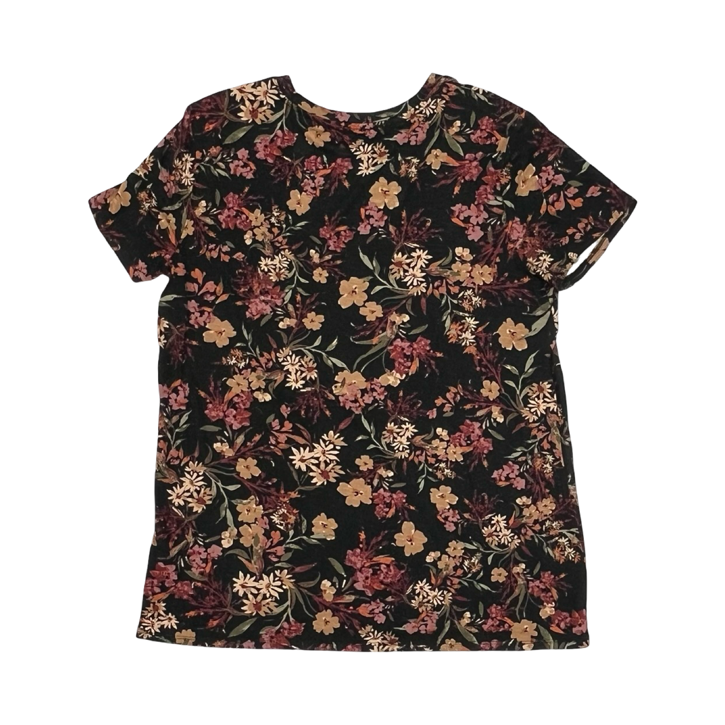 Top Ss By Maurices In Floral Print, Size:L